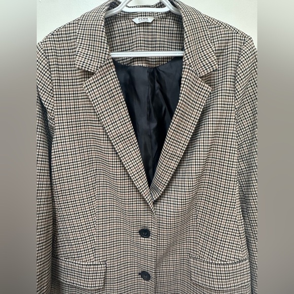 Penningtons Brown and black Houndstooth Blazer size 18 - Picture 3 of 14
